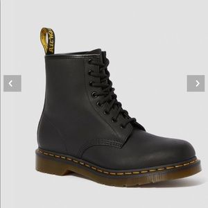 Dr. Martens 1460 Greasy Black Leather Boot Size 7